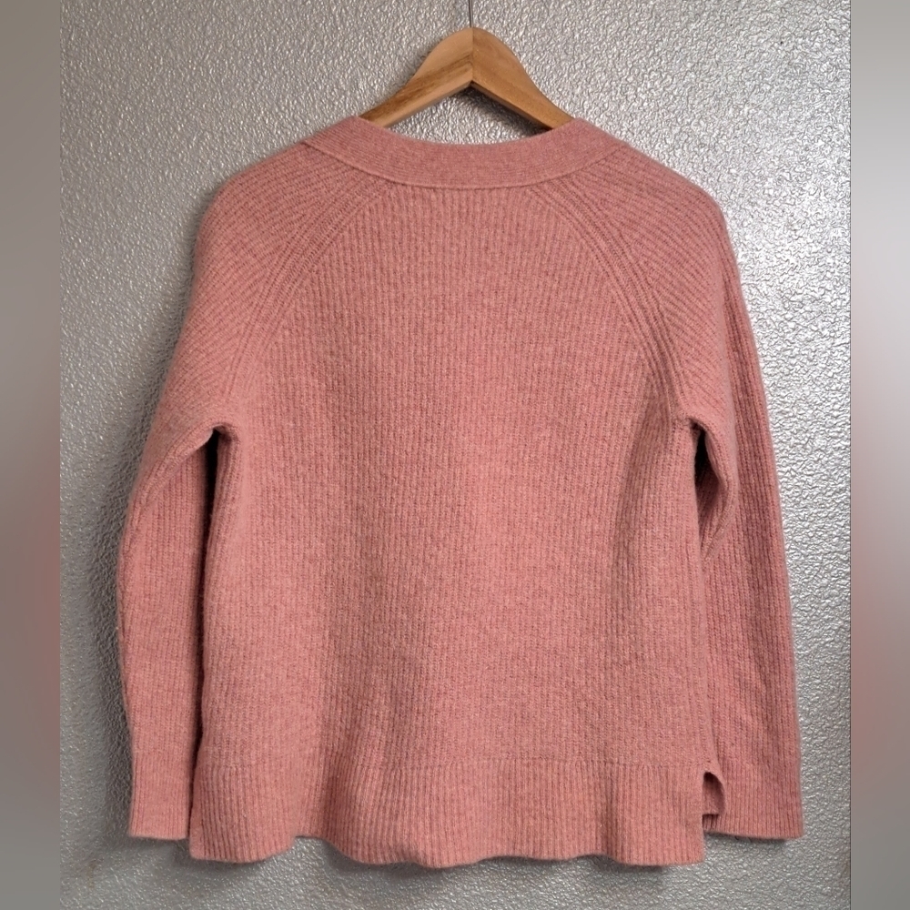 Madewell Dusty Rose Wool Blend Pullover Sweater Size M - Picture 6 of 7